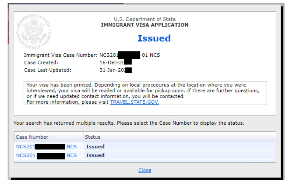 Visa Issuance