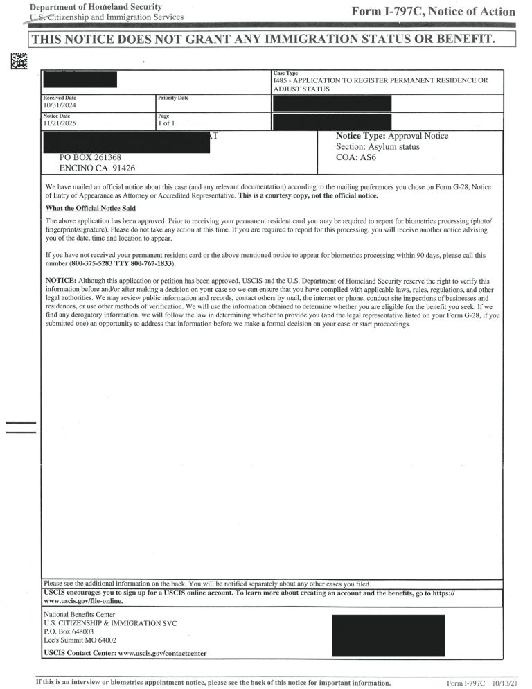 Our Approvals 3 sedaghatlaw firm approval