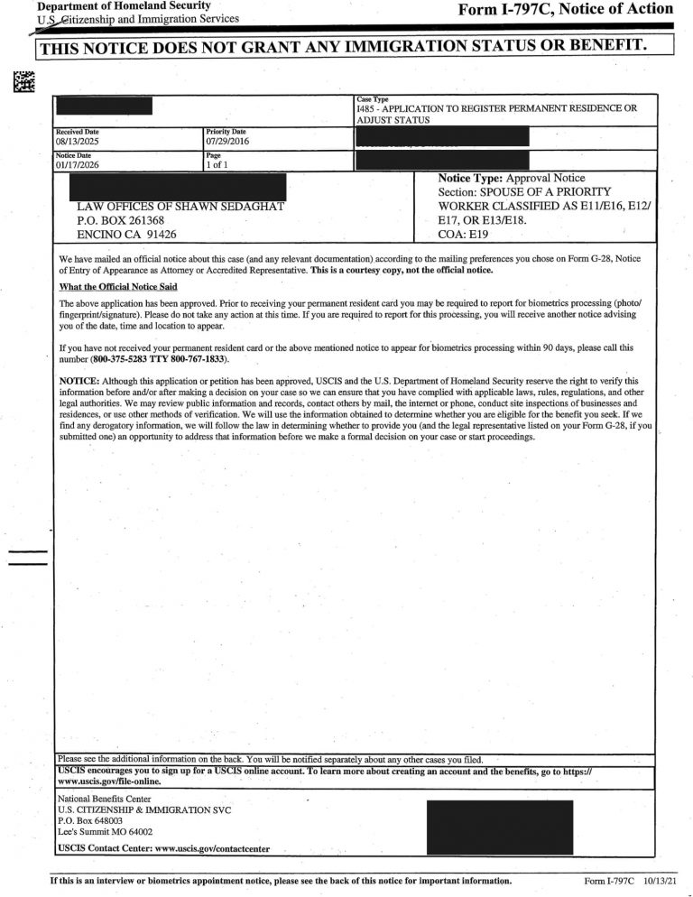 Our Approvals 3 Sedaghatlaw approval